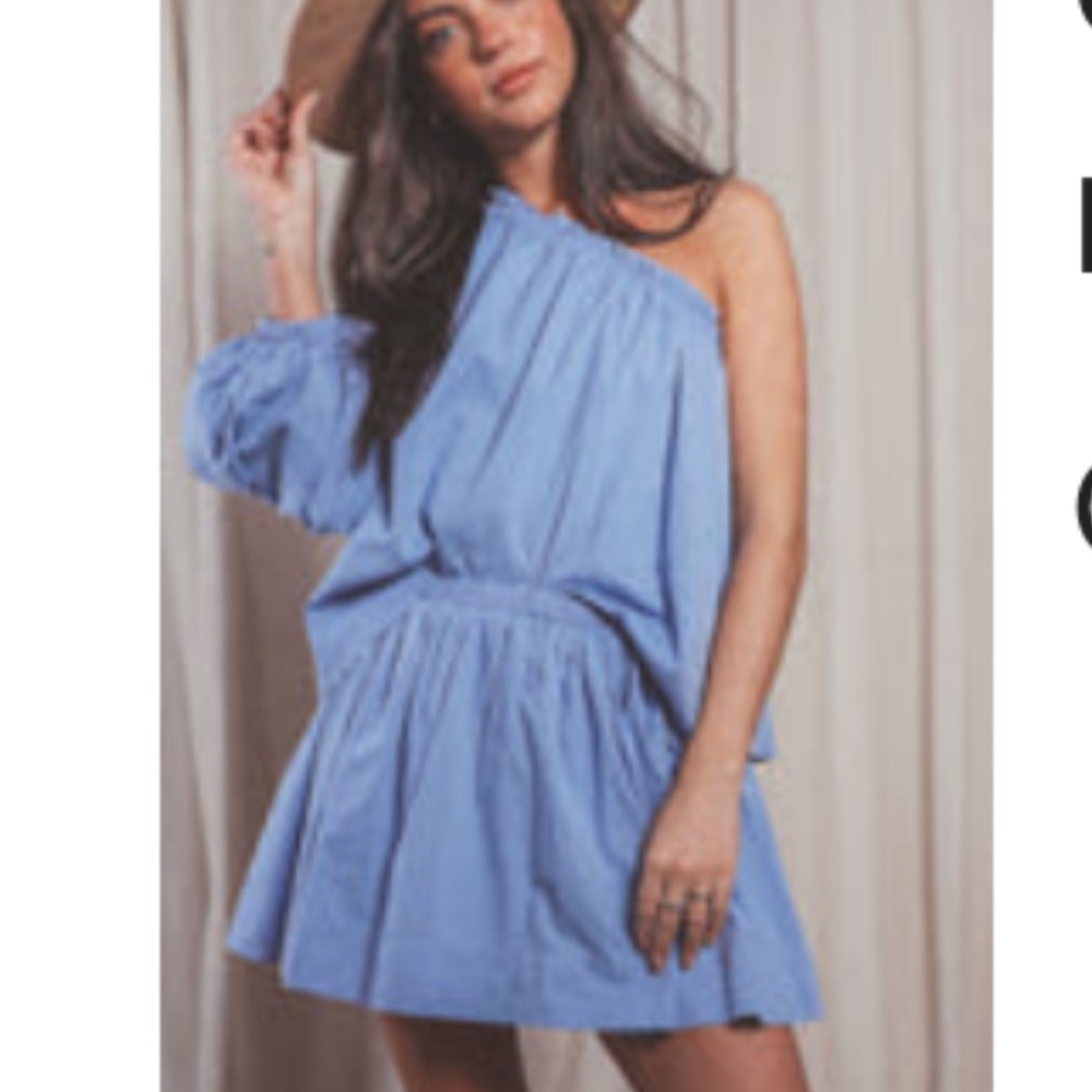 Blue Skort